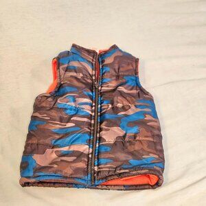Toddler Boys Girls Unisex Puffer Vest Camo Kids Size 4T